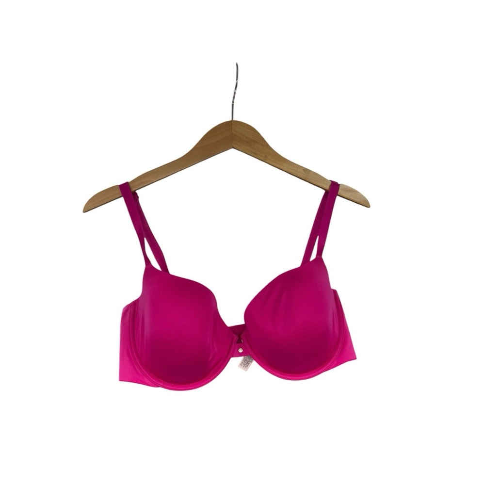 Victoria's Secret Hot Pink Lined Demi Bra Womens 38D